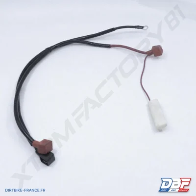 CABLES BATTERIE + PORTE FUSIBLE 500MM BUGGY BLAZER 200 CC, photo 1 sur Dirt Bike France