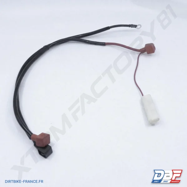 CABLES BATTERIE + PORTE FUSIBLE 500MM BUGGY BLAZER 200 CC, photo 1 sur Dirt Bike France