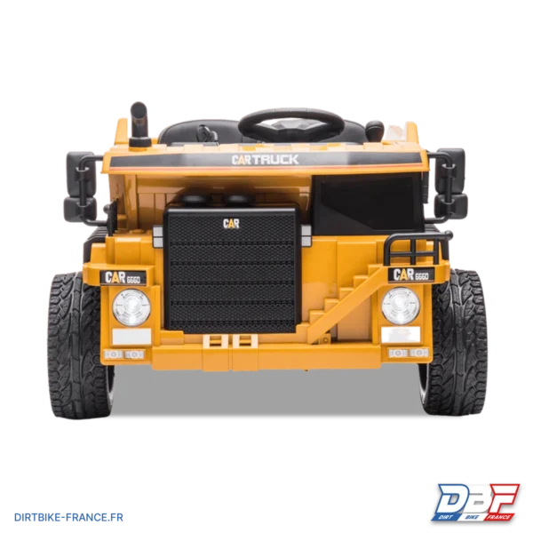 Camion de chantier électrique enfant xl avec benne 12v Orange, photo 3 sur Dirt Bike France