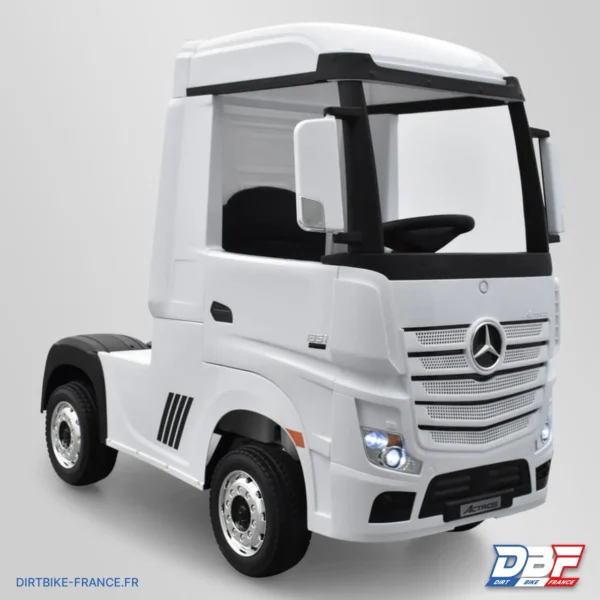 Camion électrique enfant mercedes actros Blanc, photo 1 sur Dirt Bike France