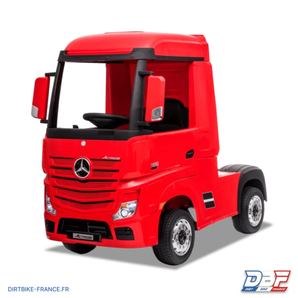 Camion électrique enfant mercedes actros Rouge, photo 2 sur Dirt Bike France