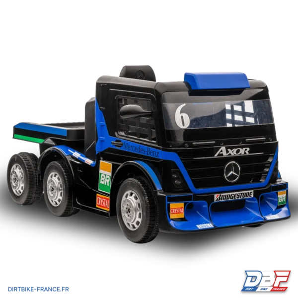 Camion électrique enfant mercedes axor 12v Bleu, photo 1 sur Dirt Bike France