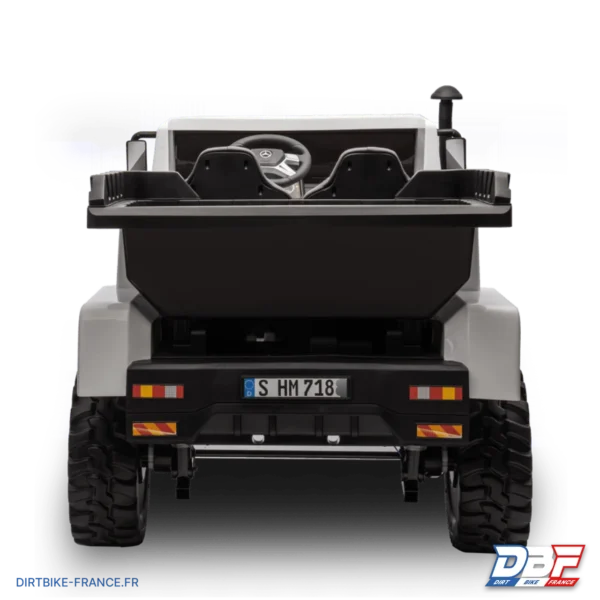 Camion électrique enfant mercedes unimog 12v Blanc, photo 4 sur Dirt Bike France