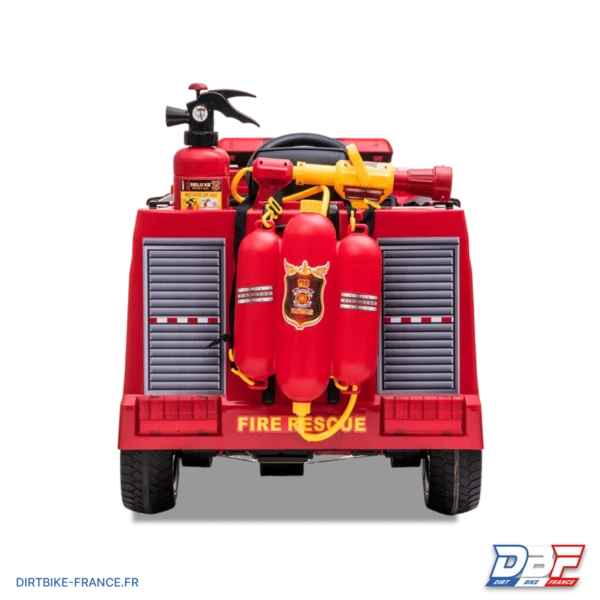 Camion électrique enfant pompier avec pistolet à eau Rouge , photo 3 sur Dirt Bike France