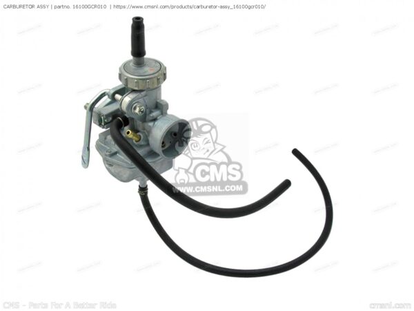 CARBURETOR ASSY | partno. 16100GCR010  | https://www.cmsnl.com/products/carburetor-assy_16100gcr010/CMS – Parts For A Better Ridecmsnl.com