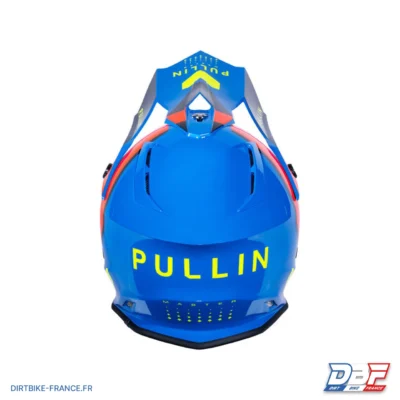 Casque PULL IN Cross Adulte Master Bleu Orange, photo 3 sur Dirt Bike France