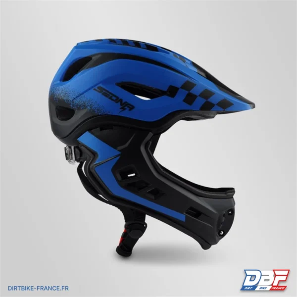 Casque sedna enfant 48-53cm Bleu, photo 2 sur Dirt Bike France