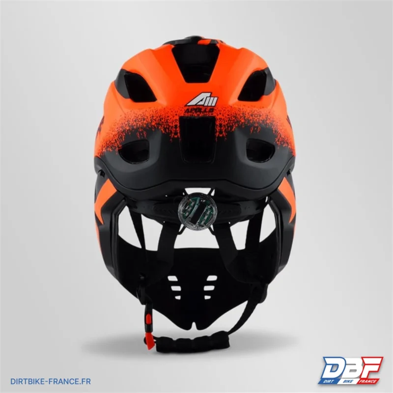 Casque sedna enfant 48-53cm Orange, Dirt Bike France - Photo N°4