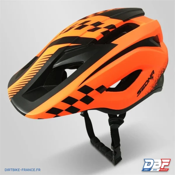 Casque sedna enfant 48-53cm Orange, photo 5 sur Dirt Bike France