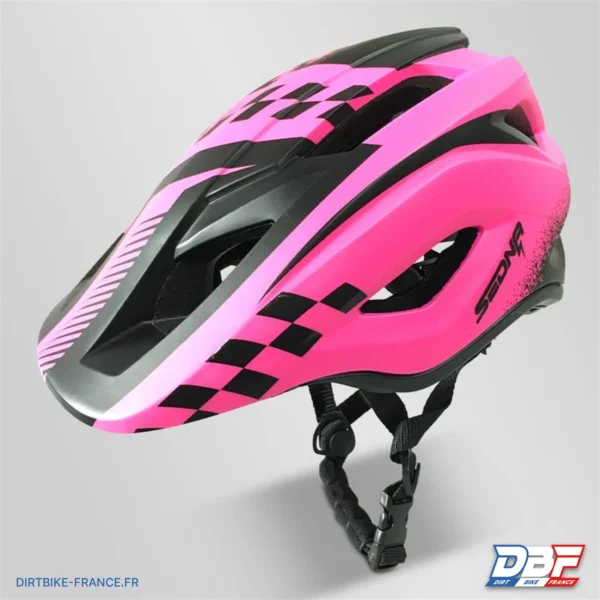 Casque sedna enfant 48-53cm Rose, photo 5 sur Dirt Bike France