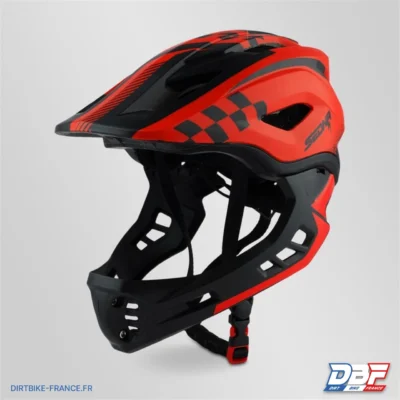 Casque sedna enfant 48-53cm Rouge, photo 1 sur Dirt Bike France