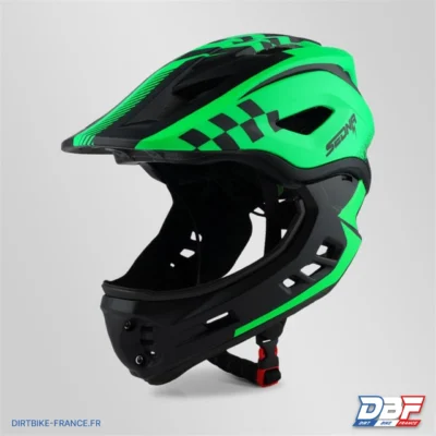 Casque sedna enfant 48-53cm Vert, photo 1 sur Dirt Bike France