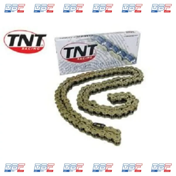 Chaine 428 renforcee or tnt 130 l, CHAINE-TRANSMISSION Dirt Bike France