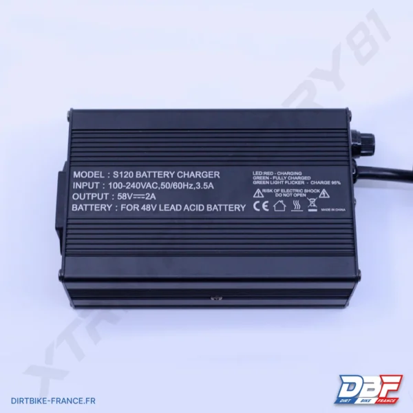 CHARGEUR 48V CHIHUI 2000W, photo 1 sur Dirt Bike France