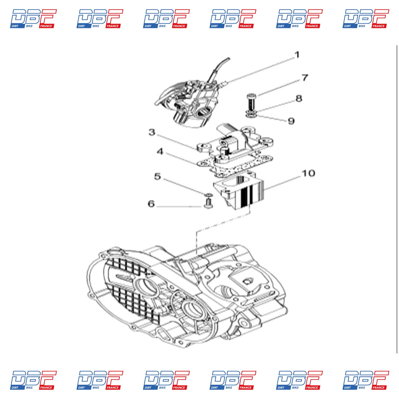 KIT PISTON COMPLET NRG 50 9cv - Dirt Bike France