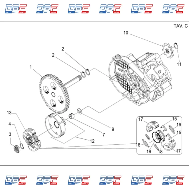 CLOCHE D EMBRAYAGE NRG 50 3.5cv, Dirt Bike France - Photo N°2