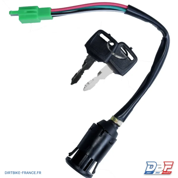 CONTACTEUR A CLE POCKET QUAD DYNOSTAR ELEC BROCHE FEMELLE, photo 1 sur Dirt Bike France