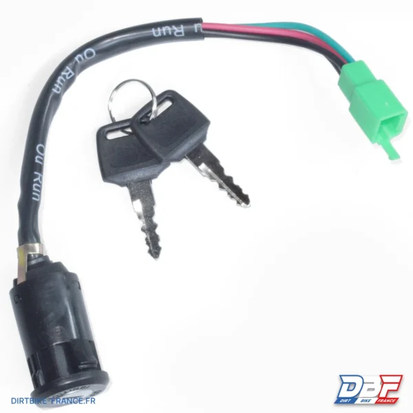 CONTACTEUR A CLE POCKET QUAD ELEC 4 FILS, photo 1 sur Dirt Bike France