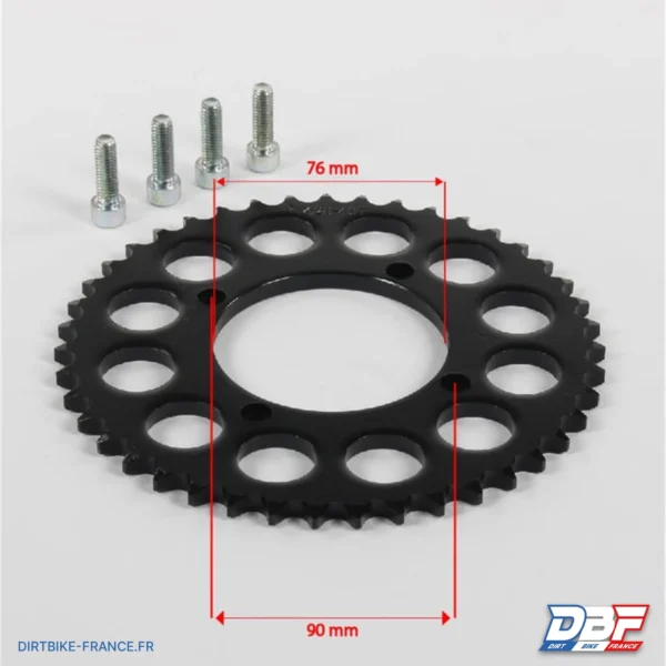 Couronne 428 43 dents, photo 2 sur Dirt Bike France