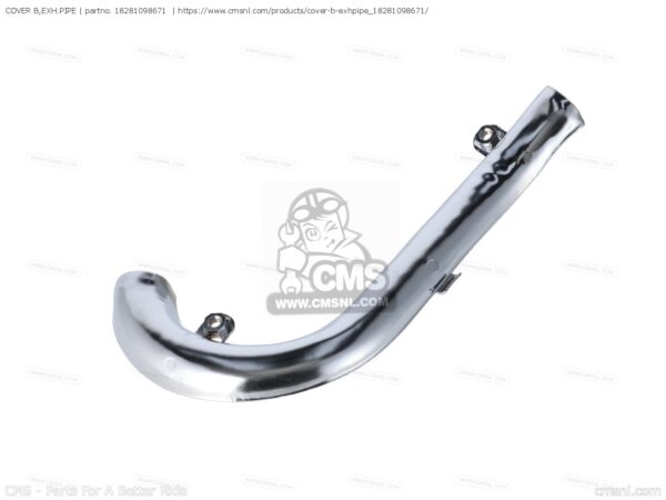 COVER B,EXH.PIPE | partno. 18281098671  | https://www.cmsnl.com/products/cover-b-exhpipe_18281098671/CMS – Parts For A Better Ridecmsnl.com
