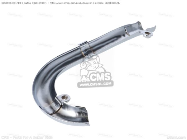 COVER B,EXH.PIPE | partno. 18281098671  | https://www.cmsnl.com/products/cover-b-exhpipe_18281098671/CMS – Parts For A Better Ridecmsnl.com
