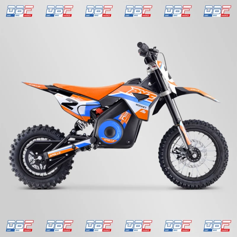 Dirt bike enfant apollo rxf rocket 1000w 2023 Orange, Dirt Bike France - Photo N°5