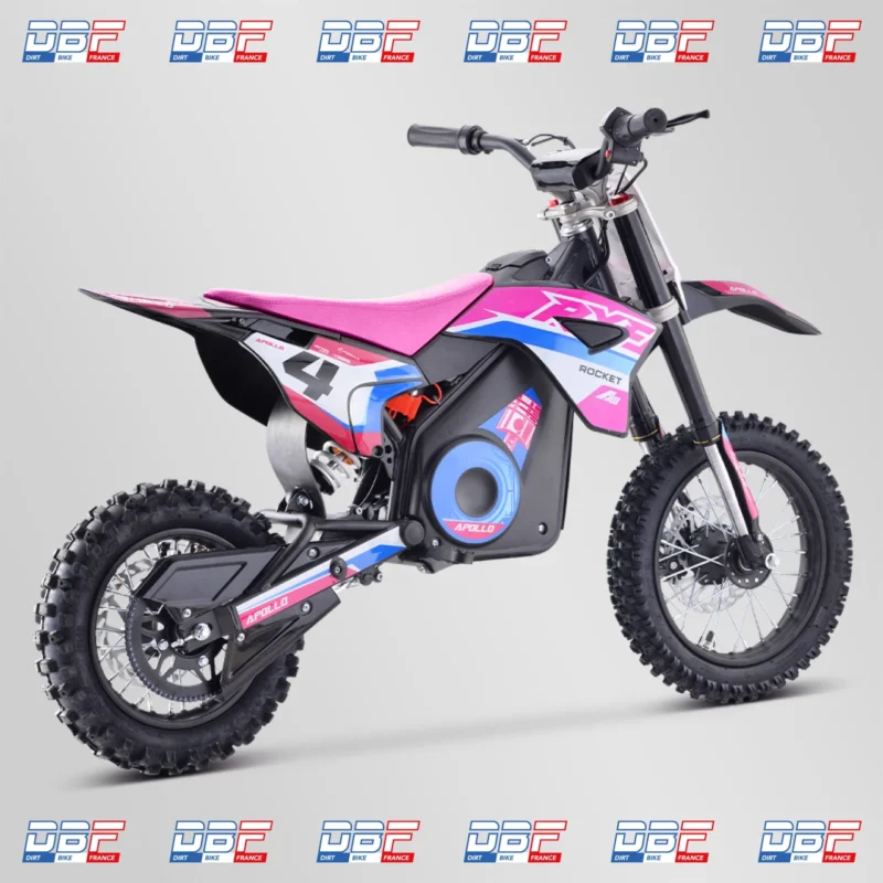 Dirt bike enfant apollo rxf rocket 1000w 2023 Rose, Dirt Bike France - Photo N°3