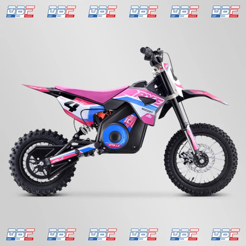 Dirt bike enfant apollo rxf rocket 1000w 2023 Rose, Dirt Bike France - Photo N°5