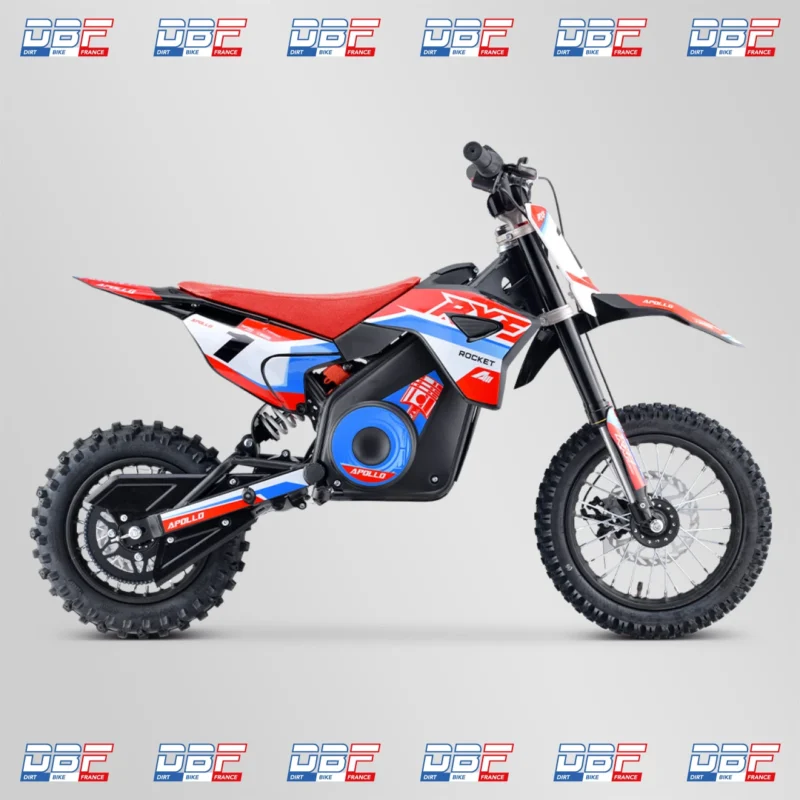 Dirt bike enfant apollo rxf rocket 1000w 2023 Rouge, Dirt Bike France - Photo N°5