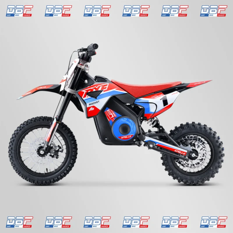 Dirt bike enfant apollo rxf rocket 1000w 2023 Rouge, Dirt Bike France - Photo N°6