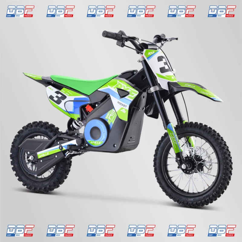 Dirt bike enfant apollo rxf rocket 1000w 2023 Vert, Dirt Bike France - Photo N°1