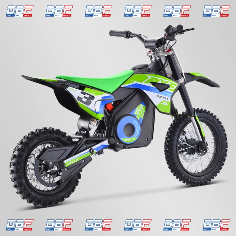 Dirt bike enfant apollo rxf rocket 1000w 2023 Vert, Dirt Bike France - Photo N°3