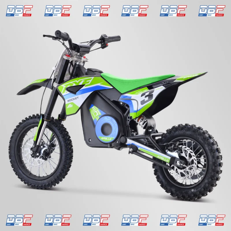 Dirt bike enfant apollo rxf rocket 1000w 2023 Vert, Dirt Bike France - Photo N°4