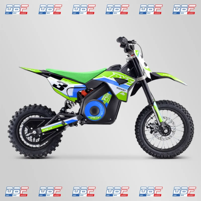 Dirt bike enfant apollo rxf rocket 1000w 2023 Vert, Dirt Bike France - Photo N°5