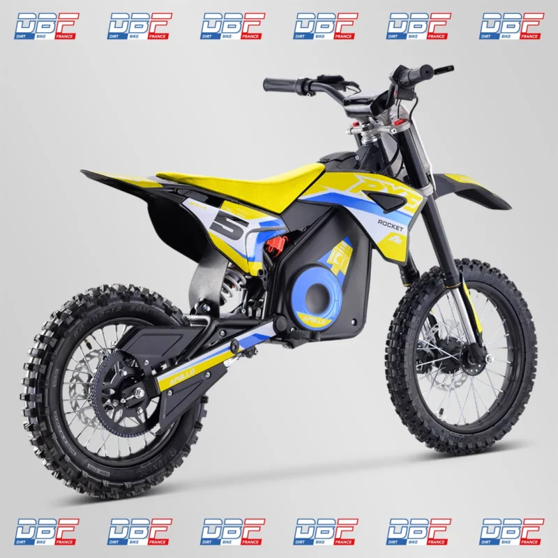 Dirt bike enfant apollo rxf rocket 1300w 2023 Jaune, Dirt Bike France - Photo N°3