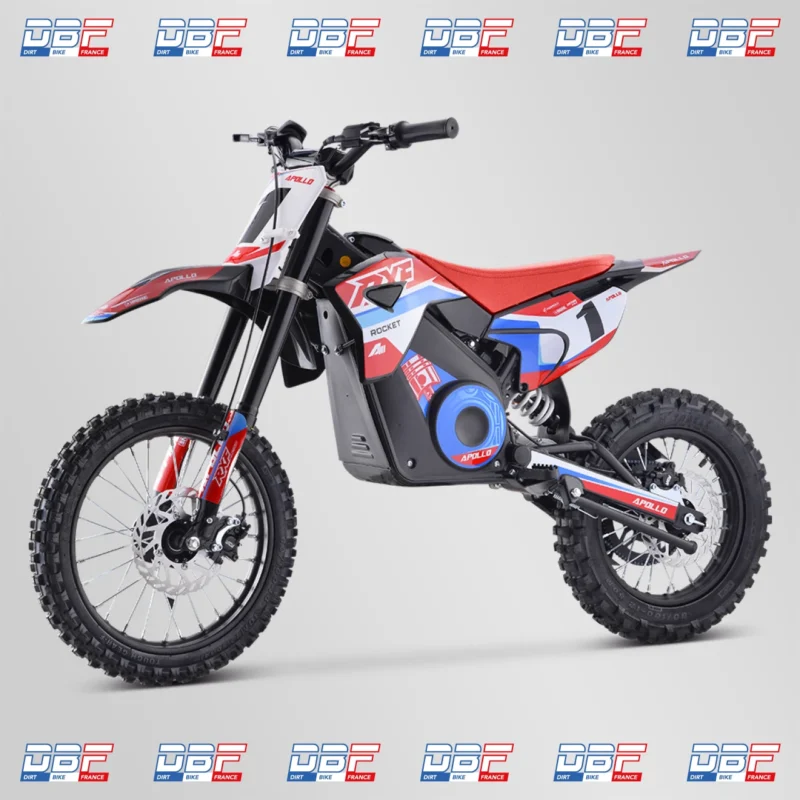 Dirt bike enfant apollo rxf rocket 1300w 2023 Rouge, Dirt Bike France - Photo N°2