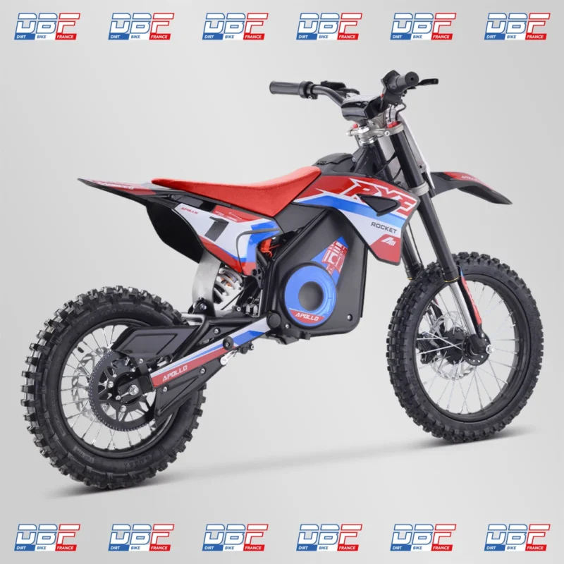 Dirt bike enfant apollo rxf rocket 1300w 2023 Rouge, Dirt Bike France - Photo N°3