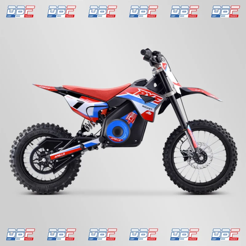 Dirt bike enfant apollo rxf rocket 1300w 2023 Rouge, Dirt Bike France - Photo N°5