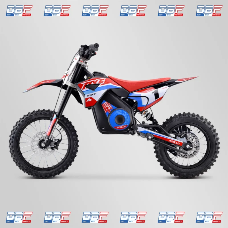 Dirt bike enfant apollo rxf rocket 1300w 2023 Rouge, Dirt Bike France - Photo N°6