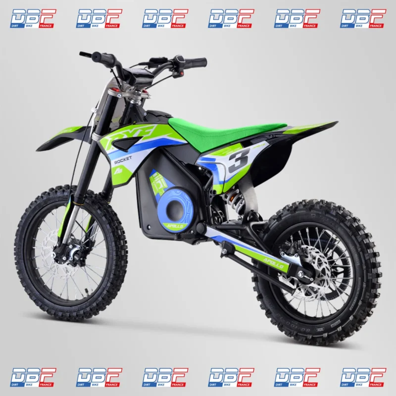 Dirt bike enfant apollo rxf rocket 1300w 2023 Vert, Dirt Bike France - Photo N°4