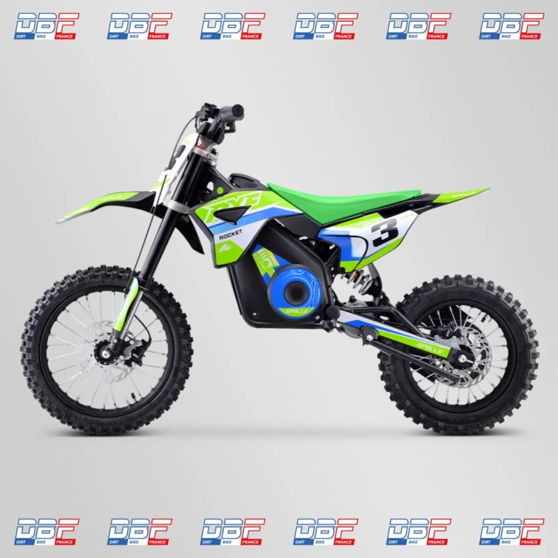 Dirt bike enfant apollo rxf rocket 1300w 2023 Vert, Dirt Bike France - Photo N°6