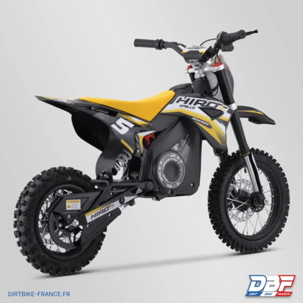Dirt bike enfant électrique hiro rocket 1000w 2024 Jaune, photo 3 sur Dirt Bike France