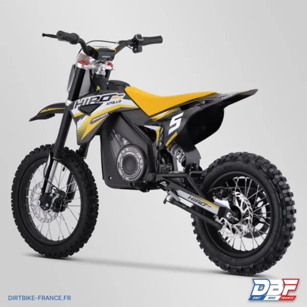 Dirt bike enfant électrique hiro rocket 1300w 2024 Jaune, photo 4 sur Dirt Bike France