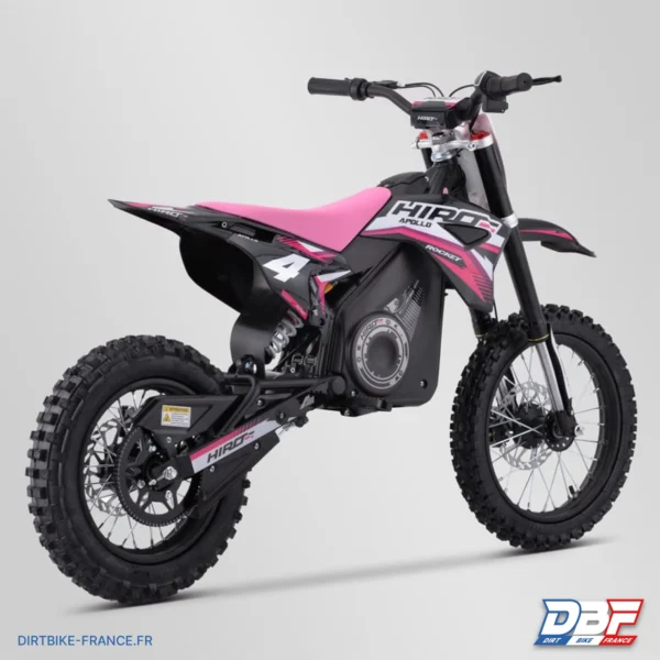 Dirt bike enfant électrique hiro rocket 1300w 2024 Rose, photo 3 sur Dirt Bike France