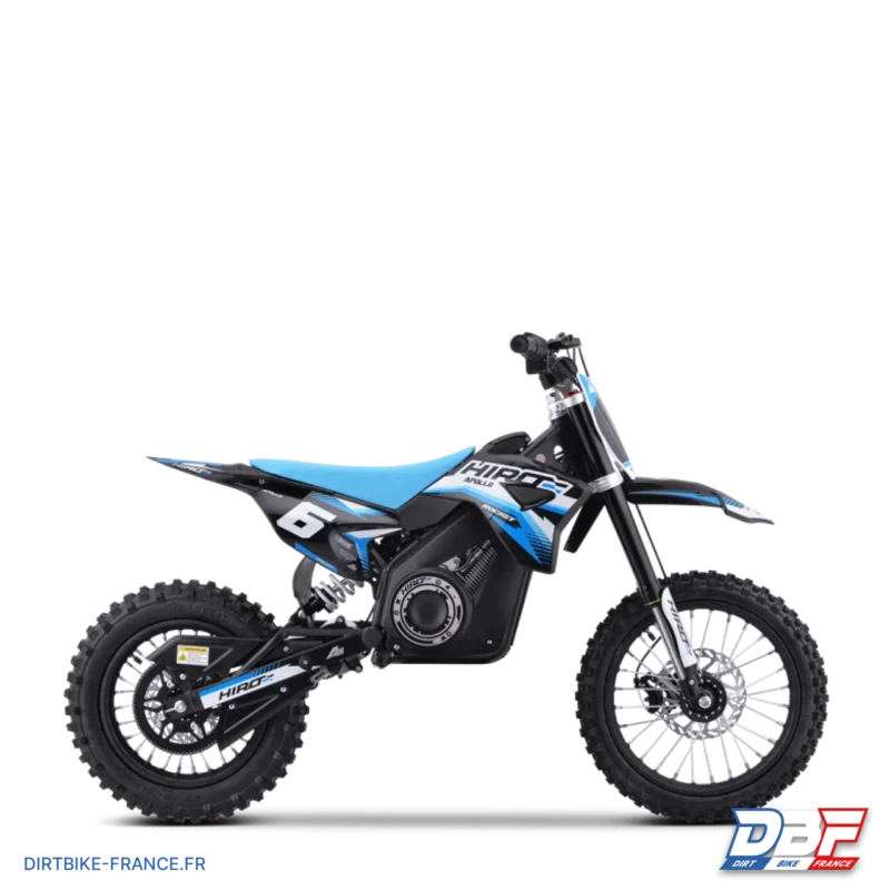 Dirt bike enfant électrique hiro rocket 1300w brushless Bleu, Dirt Bike France - Photo N°1