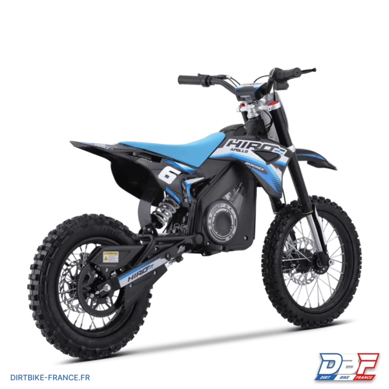 Dirt bike enfant électrique hiro rocket 1300w brushless Bleu, Dirt Bike France - Photo N°3