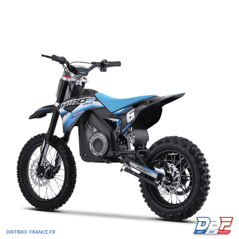 Dirt bike enfant électrique hiro rocket 1300w brushless Bleu, Dirt Bike France - Photo N°4
