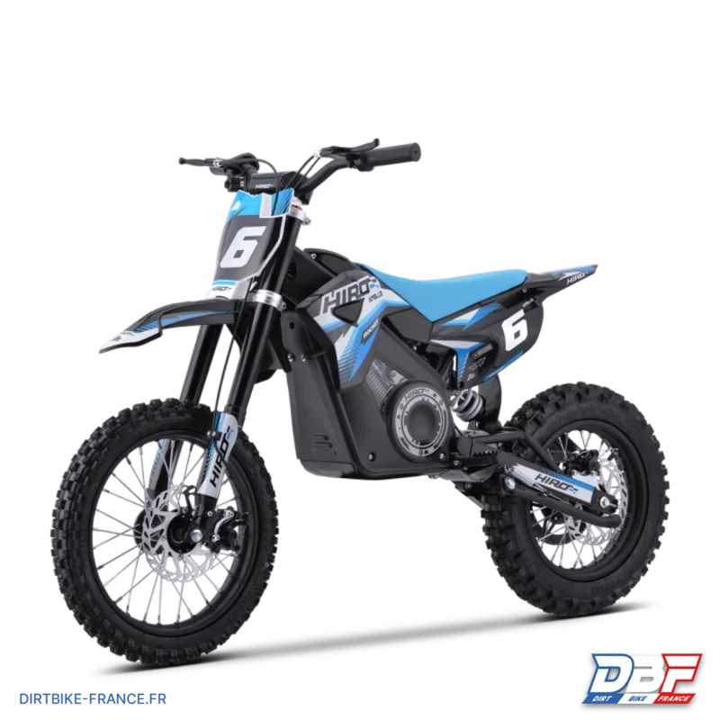 Dirt bike enfant électrique hiro rocket 1300w brushless Bleu, Dirt Bike France - Photo N°6