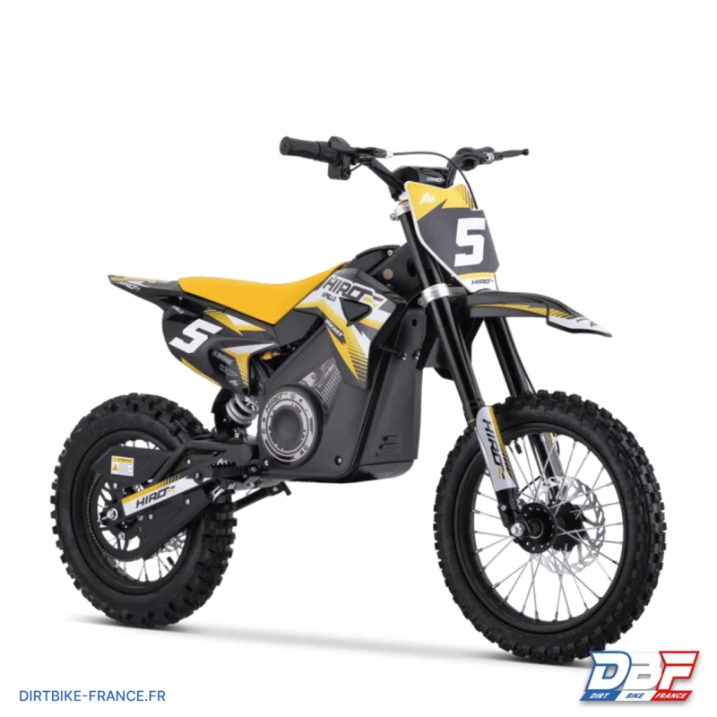Dirt bike enfant électrique hiro rocket 1300w brushless Jaune, Dirt Bike France - Photo N°6