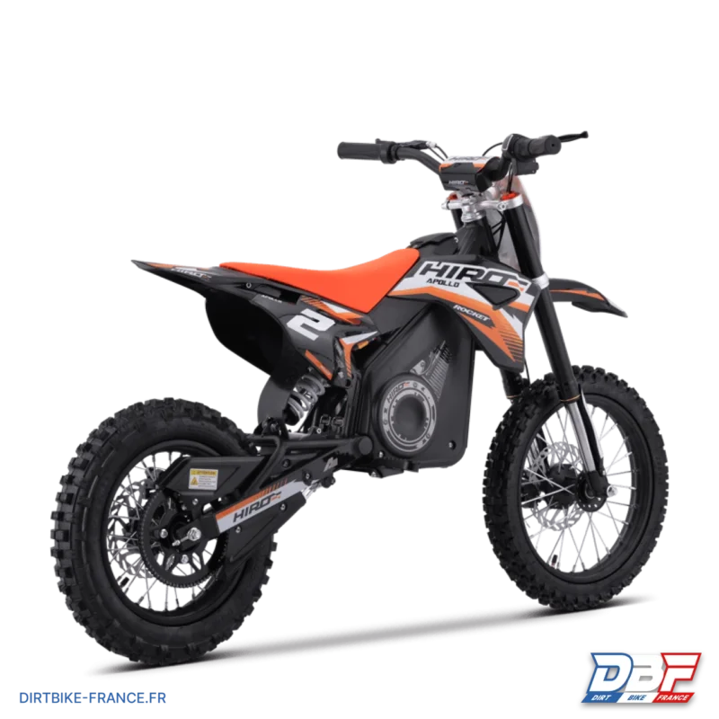 Dirt bike enfant électrique hiro rocket 1300w brushless Orange, Dirt Bike France - Photo N°3